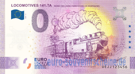 UEJJ-2021-5 LOCOMOTIVES 141.TA REINE DES LIGNES FERROVIAIRES DE MONTAGNES