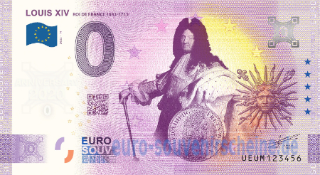 UEUM-2022-14 LOUIS XIV ROI DE FRANCE 1643-1715